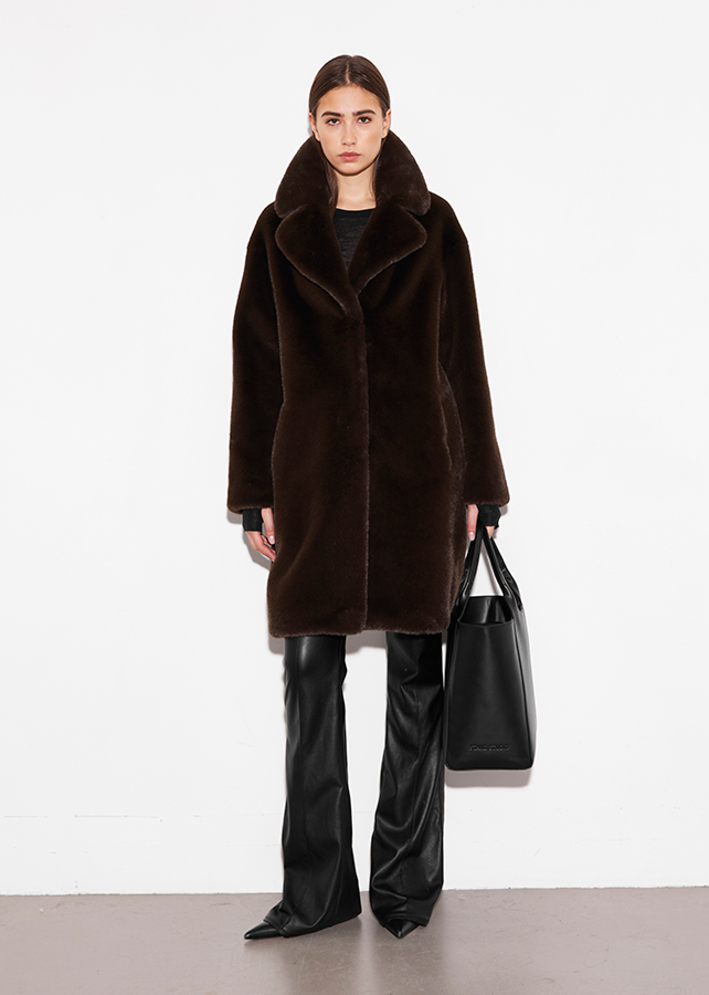 Cappotto Camille marrone 61137907087200 STAND STUDIO