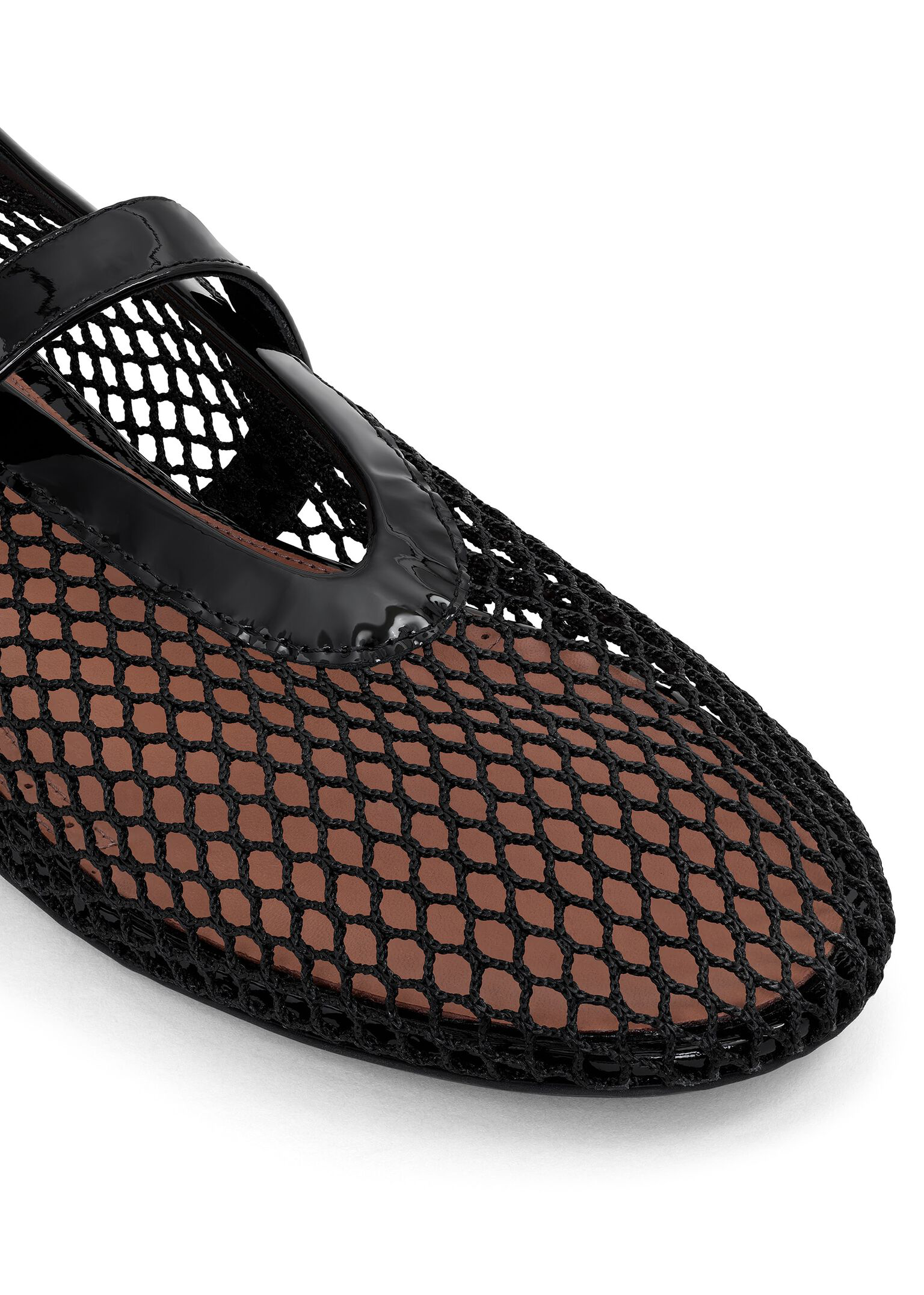 Ballerine in rete nere AA3A029TK007999 - NOIR ALAÏA