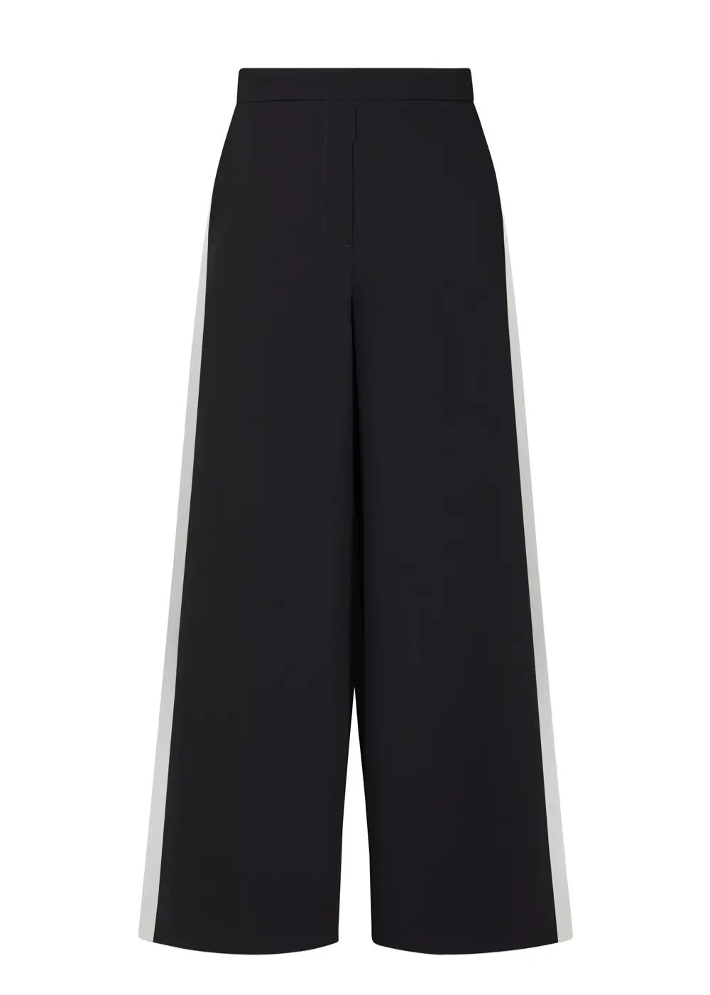 Parosh Pantalone Tuta Panty Nero con Banda Bicolore