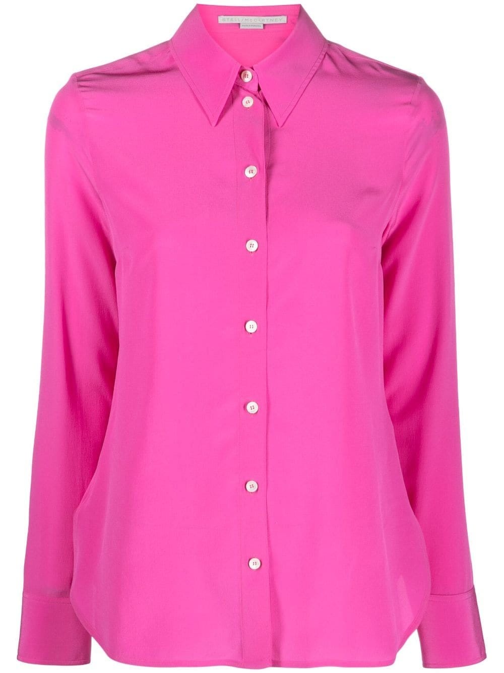 STELLA MCCARTNEY LONG-SLEEVE SILK SHIRT