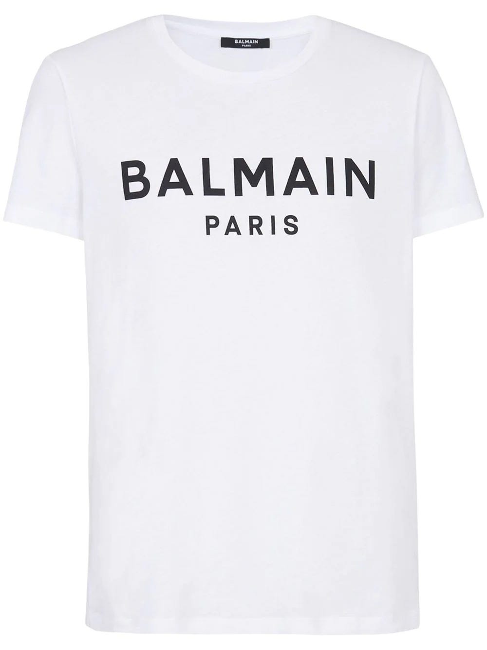 Balmain Logo-print Short-sleeve T-shirt In White | ModeSens