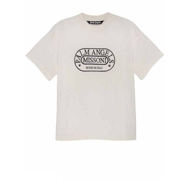 T-shirt Heritage bianca Palm Angels x Missoni