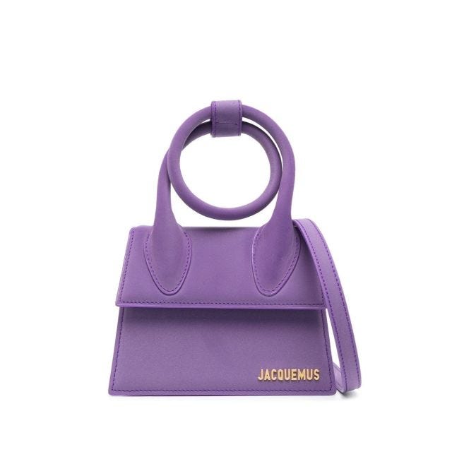 Le Chiquito Noeud purple plum bag