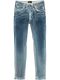 Jeans skinny P001 a vita bassa