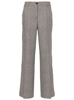 Houndstooth-pattern trousers