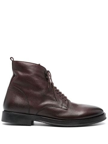Gabriel pebbled-leather boots