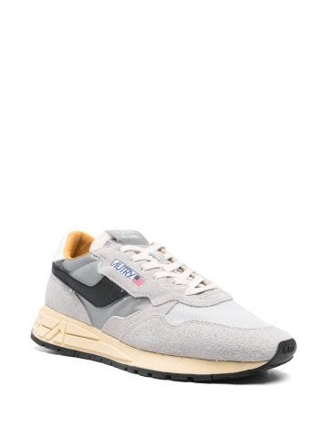 Sneakers low Reelwind in nylon e suede grigio