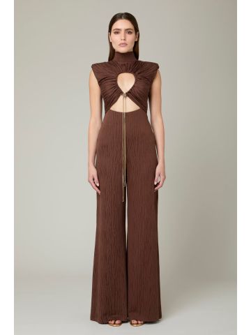 Genis Cut-out Jumpsuit in Jersey