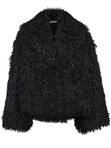 Faux fur coat