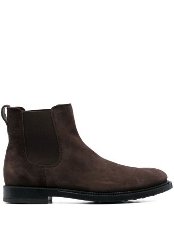 Brown Chelsea boots