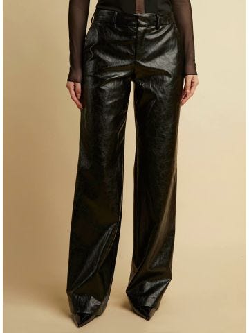 Faux leather pants