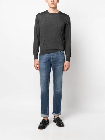 Jeans with medium waist
