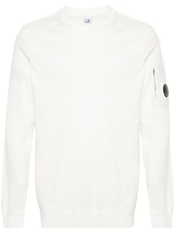 Goggles-detailed cotton jumper