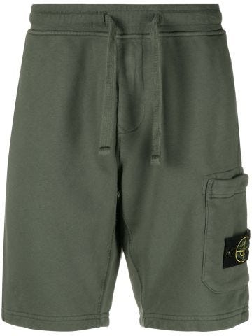 Green Compass cotton bermuda shorts